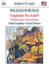 SCHUMAN: Symphonies Nos 4 and 9 / Circus Overture / Orchestra Song